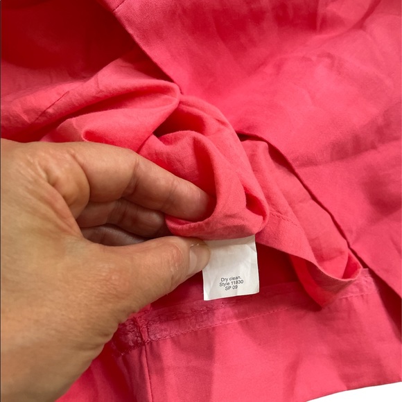 J. Crew Pink Sleeveless Silver Zip Back Above the Knee Sheath Dress Size 2P - Picture 9 of 16